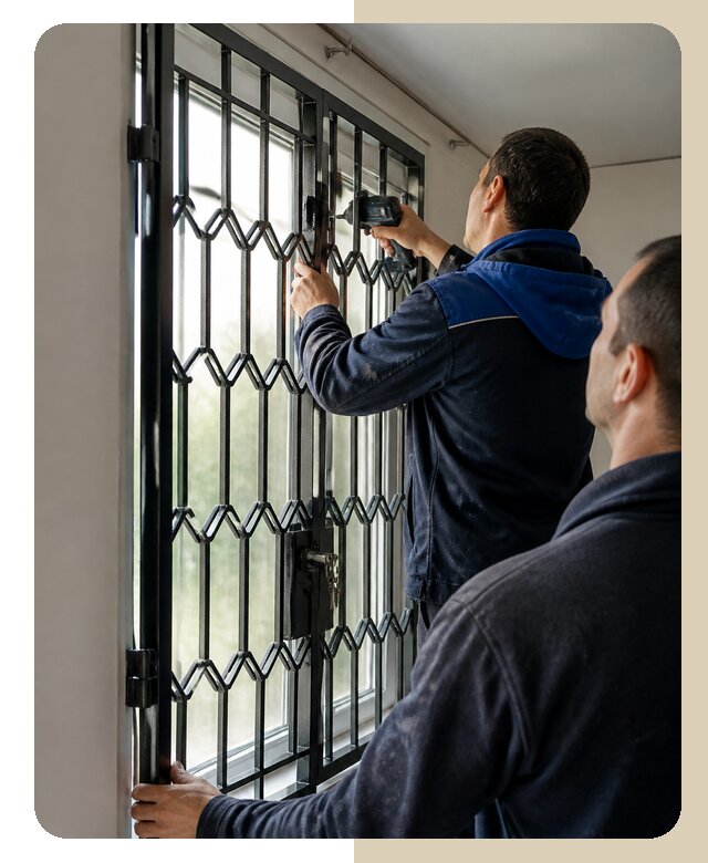 Установка распашных решеток в Торжке цена от 6646 р. | ДвериЛегко-Трж